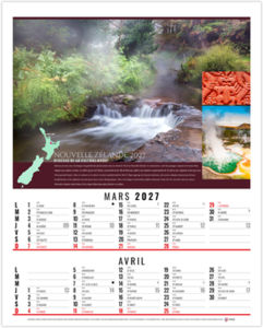 Calendrier illustré publicitaire Théo 2027 2