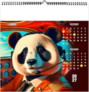 Calendrier illustré publicitaire Zanimos Pop'Art 2027 7