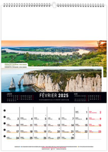 Calendrier mural france panoramique 2026 1