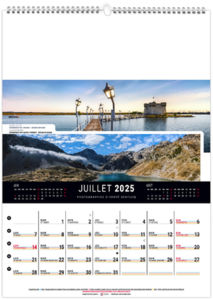 Calendrier mural france panoramique 2026 6