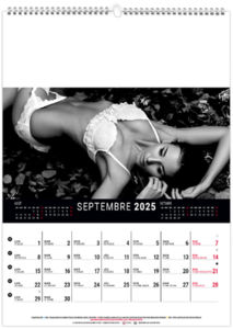 Calendrier mural lingerie 2026 8