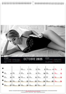 Calendrier mural lingerie 2026 9
