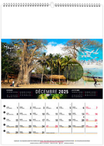 Calendrier mural mayotte 2026 11