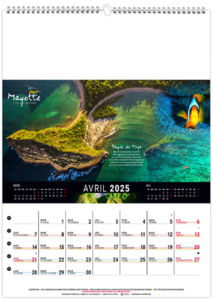 Calendrier mural mayotte 2026 3
