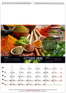 Calendrier mural mayotte 2026 9