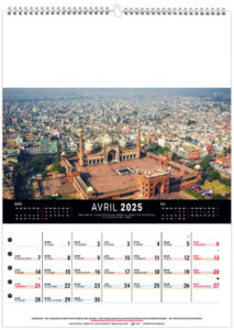 Calendrier mural mégalopolis 2026 3