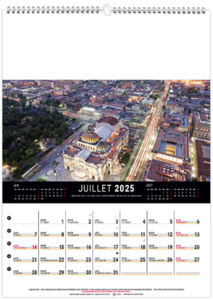 Calendrier mural mégalopolis 2026 6