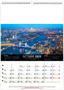 Calendrier mural mégalopolis 2026 9
