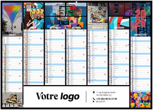 Calendrier personnalisable caméléon 2026 2