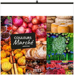 Calendrier personnalisable couleurs marché 2026 3