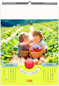 Calendrier personnalisable gouters d'enfants 2026 8