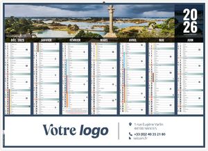 Calendrier personnalisable liberté bretagne 2026 1