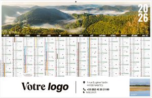 Calendrier personnalisable libre choix alsacien 2026