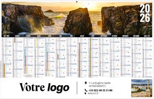 Calendrier personnalisable libre choix breton 2026
