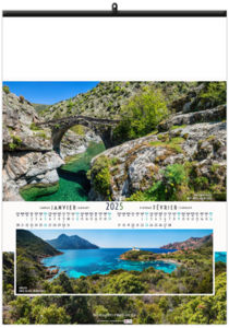 Calendrier personnalisable paysages de france 2026 3