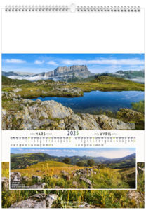 Calendrier personnalisable paysages de france 2026 4