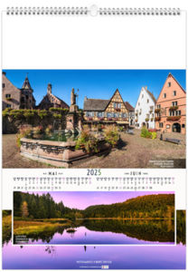 Calendrier personnalisable paysages de france 2026 5