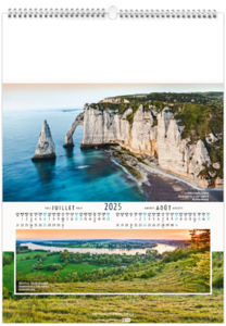 Calendrier personnalisable paysages de france 2026 6