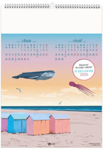 Calendrier personnalisable sur la route des vacances 2026 4