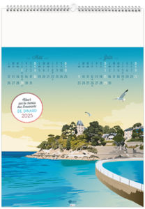 Calendrier personnalisable sur la route des vacances 2026 5