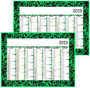 Calendrier personnalisé carton à dessin 2026