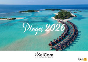 Calendrier personnalisé chevalet Plages 210 x 148 mm