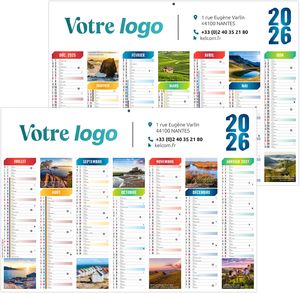 Calendrier personnalisé émilien 2026