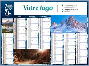Calendrier personnalisé expéditions 2026 2