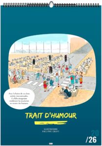 Calendrier personnalisé l'humour au travail 2026 5