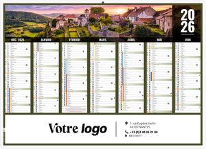 Calendrier personnalisé liberté bourgogne 1