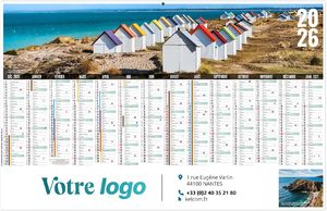 Calendrier personnalisé libre choix normand 2026