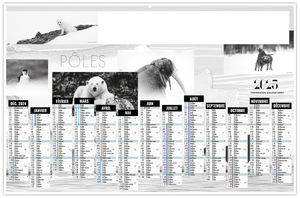 Calendrier personnalisé pôles 2026