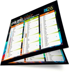 Calendrier personnalisé XXL effaçables création 2026