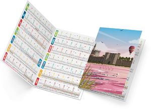 Calendrier poche lila 2026 2