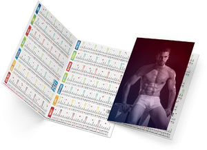 Calendrier poche personnalisé Adam 2027 2