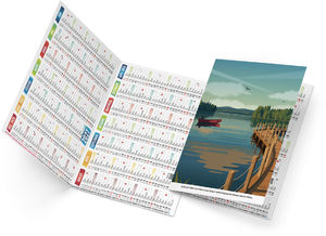 Calendrier poche publicitaire Lila 2027 1