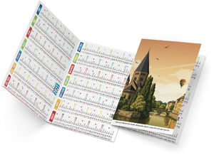 Calendrier poche publicitaire Lila 2027 3