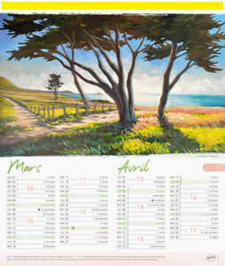 Calendrier publicitaire à personnaliser artiste, Blythe Scott 1