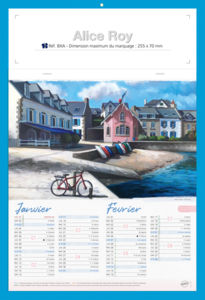 Calendrier publicitaire à personnaliser artiste, Blythe Scott