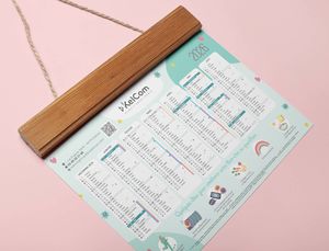 Calendrier publicitaire Bien être 2