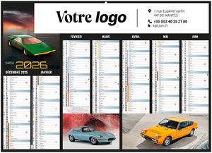 Calendrier publicitaire bolides 2026 1