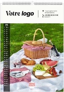Calendrier publicitaire couleurs cuisine 2026 1
