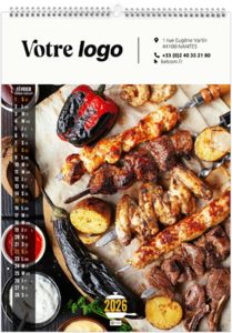 Calendrier publicitaire couleurs cuisine 2026 3