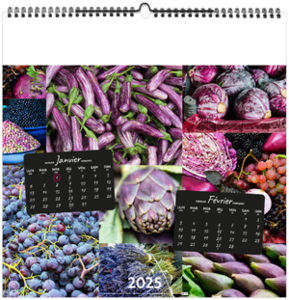 Calendrier publicitaire couleurs marché 2026 4