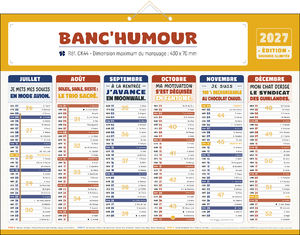 Calendrier publicitaire de banque humour, Humour 1