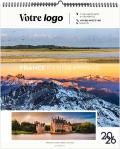 Calendrier publicitaire la france panoramique 2026 12
