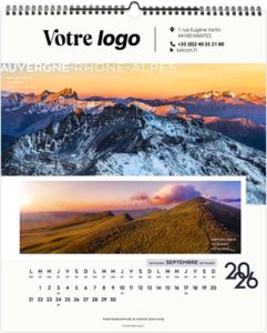 Calendrier publicitaire la france panoramique 2026 13