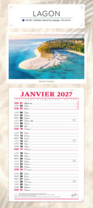 Calendrier publicitaire lagon, Aquablue 2