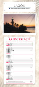 Calendrier publicitaire lagon, Aquablue 3