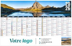 Calendrier publicitaire libre choix aquitain 2026
